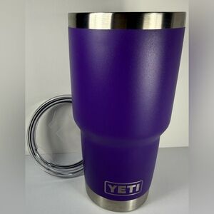YETI Rambler 30 oz Tumbler Purple w Original YETI Lid Stainless Steel